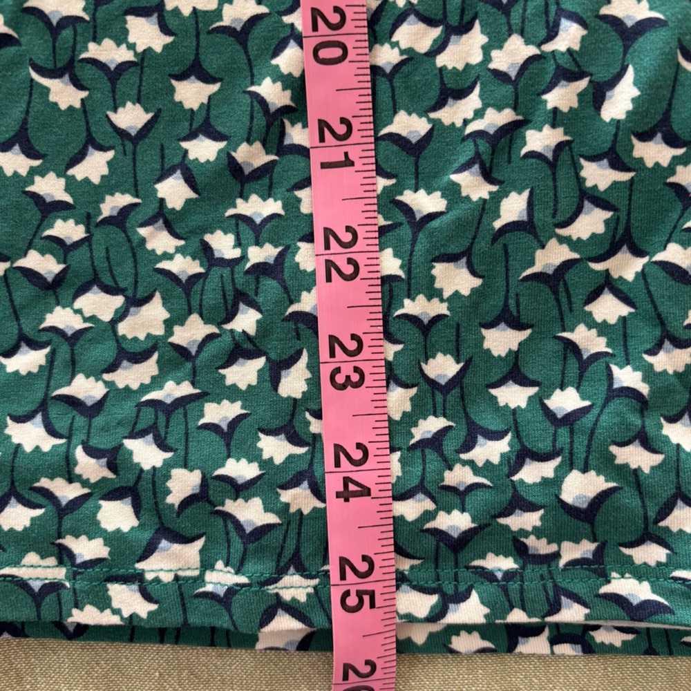Boden Green Floral Wrap Blouse 12 NWT - Picture 15 of 16
